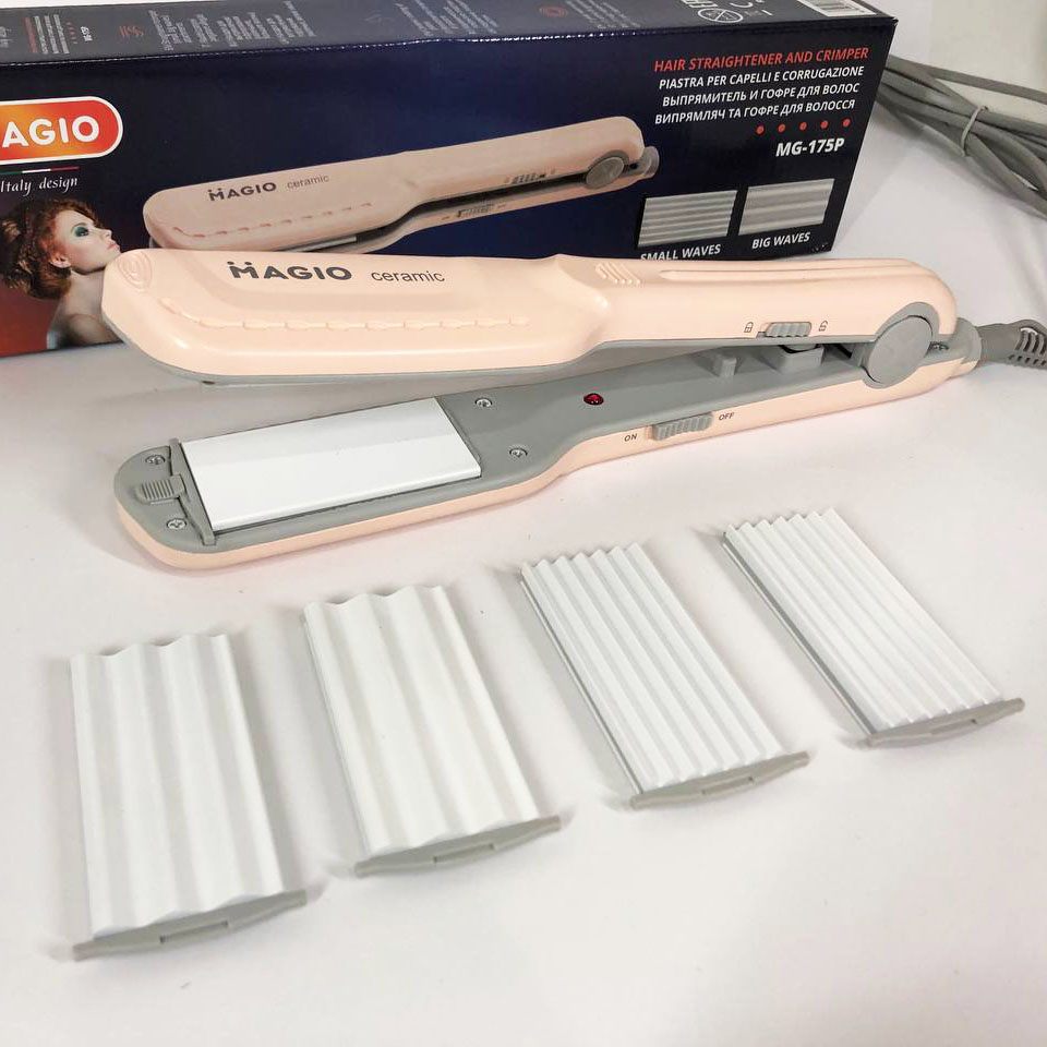 Щипці для волосся Magio MG-175P — 3 насадки, керамічні пластини