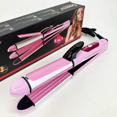 Випрямляч-стайлер GEMEI GM-2966 3-в-1 — гофре та плойка