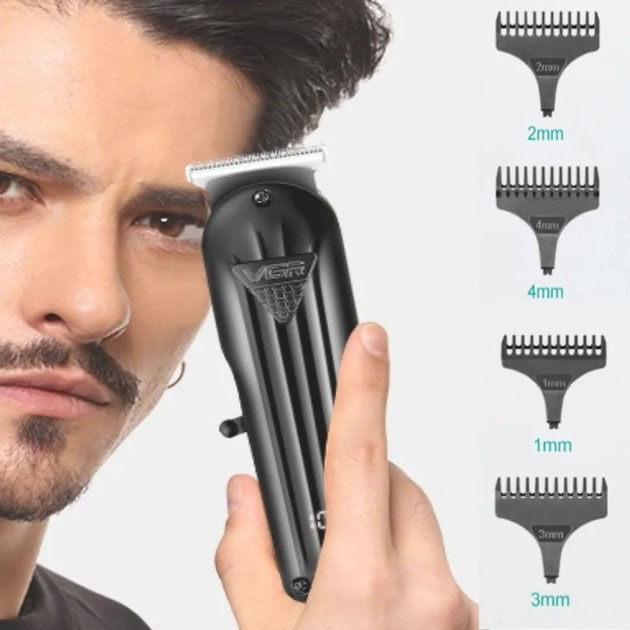 Машинка для стрижки VGR V-982 — LED-дисплей і 0 мм різець — изображение 4