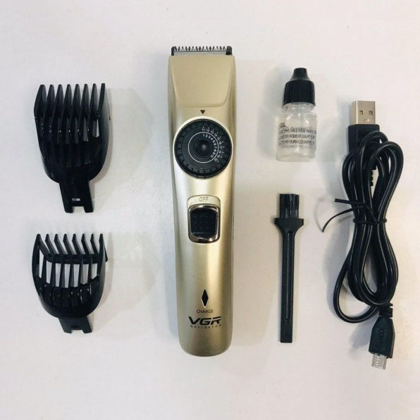Машинка для стрижки волосся VGR V-031 — бездротова, 1–20 мм, 2 насадки — изображение 21