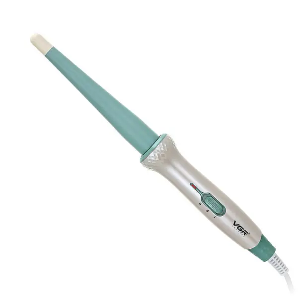 Конусна плойка VGR HP-V-596 з керамічним покриттям для безпечного укладання