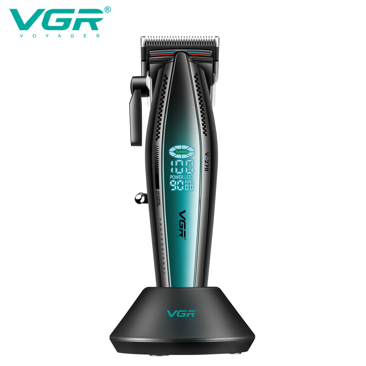 Машинка для стрижки VGR V-270 — до 250 хв автономії, DLC-лезвія — изображение 19