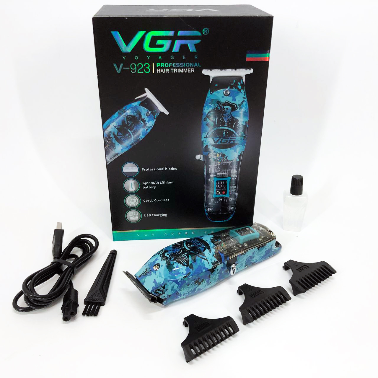 Тример VGR V-923 — акумуляторний, Т-лезо 40 мм, LED-індикатор — изображение 17