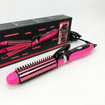 Стайлер Geemy GM-2922 3в1 — плойка, гофре, випрямляч, 200°C