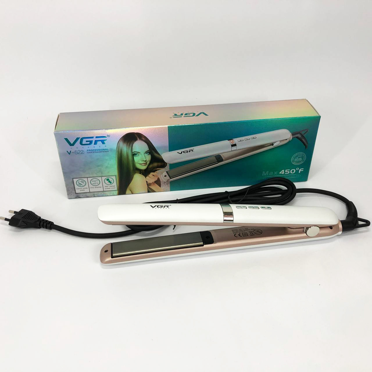 Випрямляч VGR V-522 — швидке гладке випрямлення, 45 Вт, LED — изображение 13