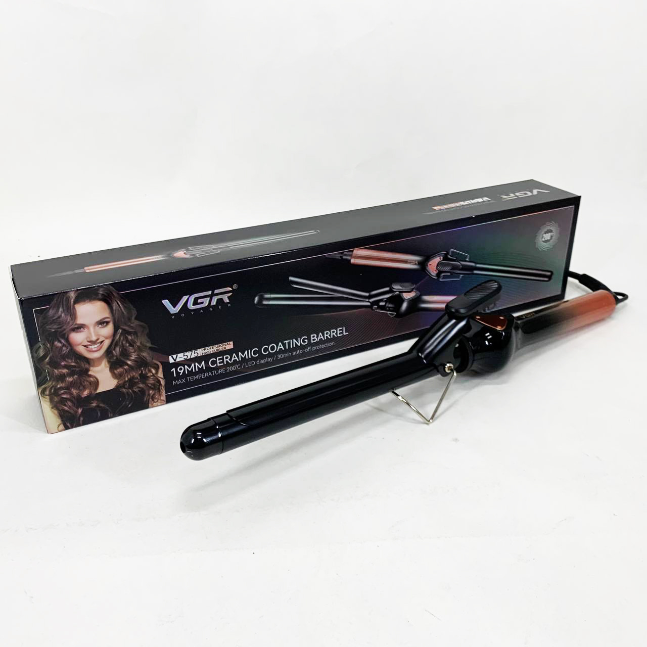 Плойка VGR V-575 ORANGE — керамічна, швидкий нагрів — изображение 5