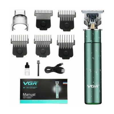Машинка для стрижки VGR V-186 — акумуляторний тример T-ніж, 180 хв роботи