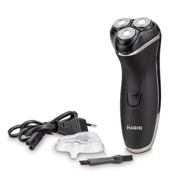 Електробритва MAGIO MG-686, професійна електробритва, бритва для бороди, чоловіча машинка для гоління. — изображение 3