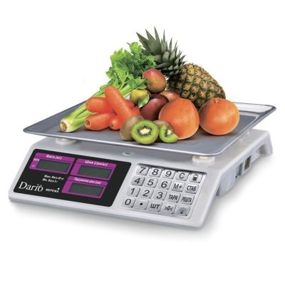 Торгові ваги Dario DES-4V-40S — 40 кг, з калькулятором і акумулятором