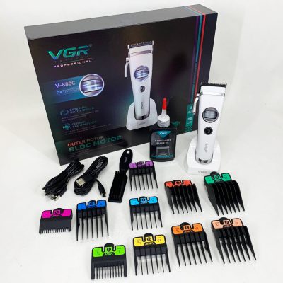 Машинка для стрижки VGR V-880C — акумуляторна, до 150 хв автономії