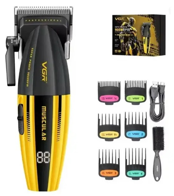 Машинка для стрижки VGR V-285 — акумуляторна, 9000 об/хв, до 150 хв роботи — изображение 4