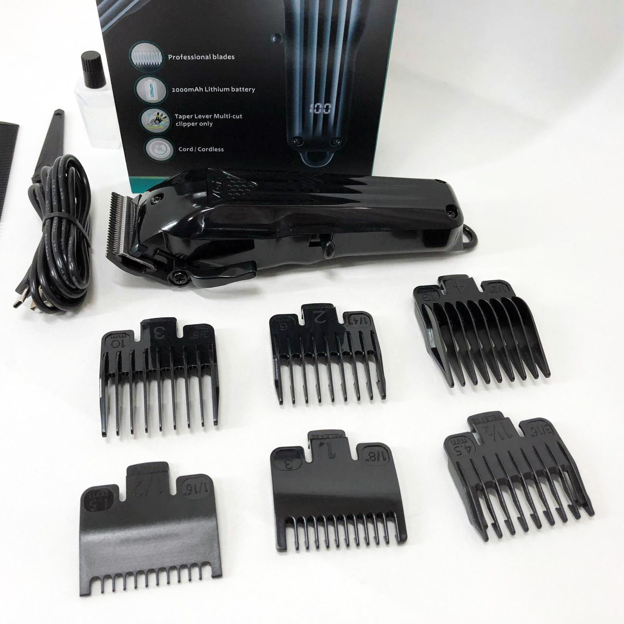 Машинка для стрижки VGR V-282 акумуляторна — 200 хв автономії, LED — изображение 17