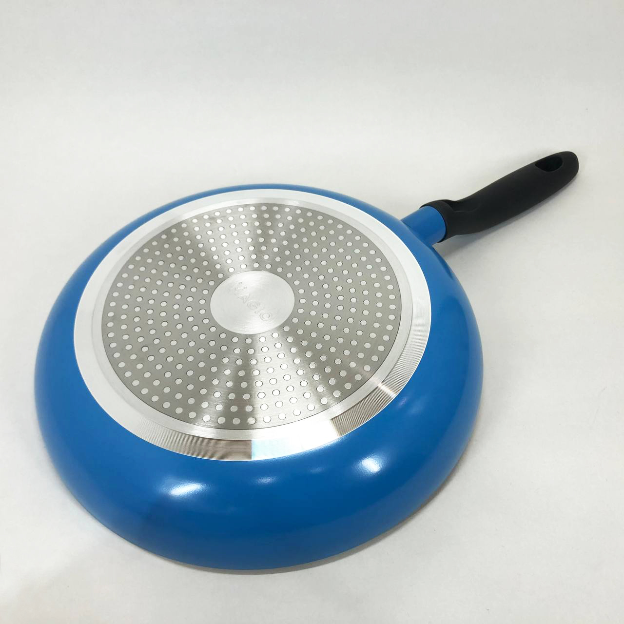 Сковорода Magio MG-1179 з мармуровим антипригарним покриттям 28 см, Якісна сковорода для смаження — изображение 2