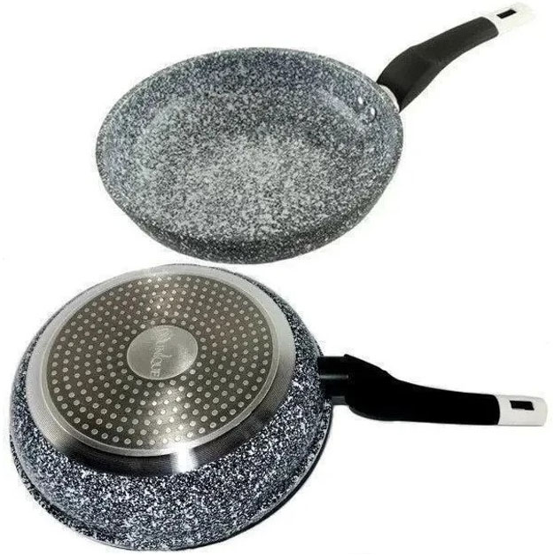 Сковорода UNIQUE UN-5112 18 см з кришкою та гранітним антипригарним покриттям — изображение 10