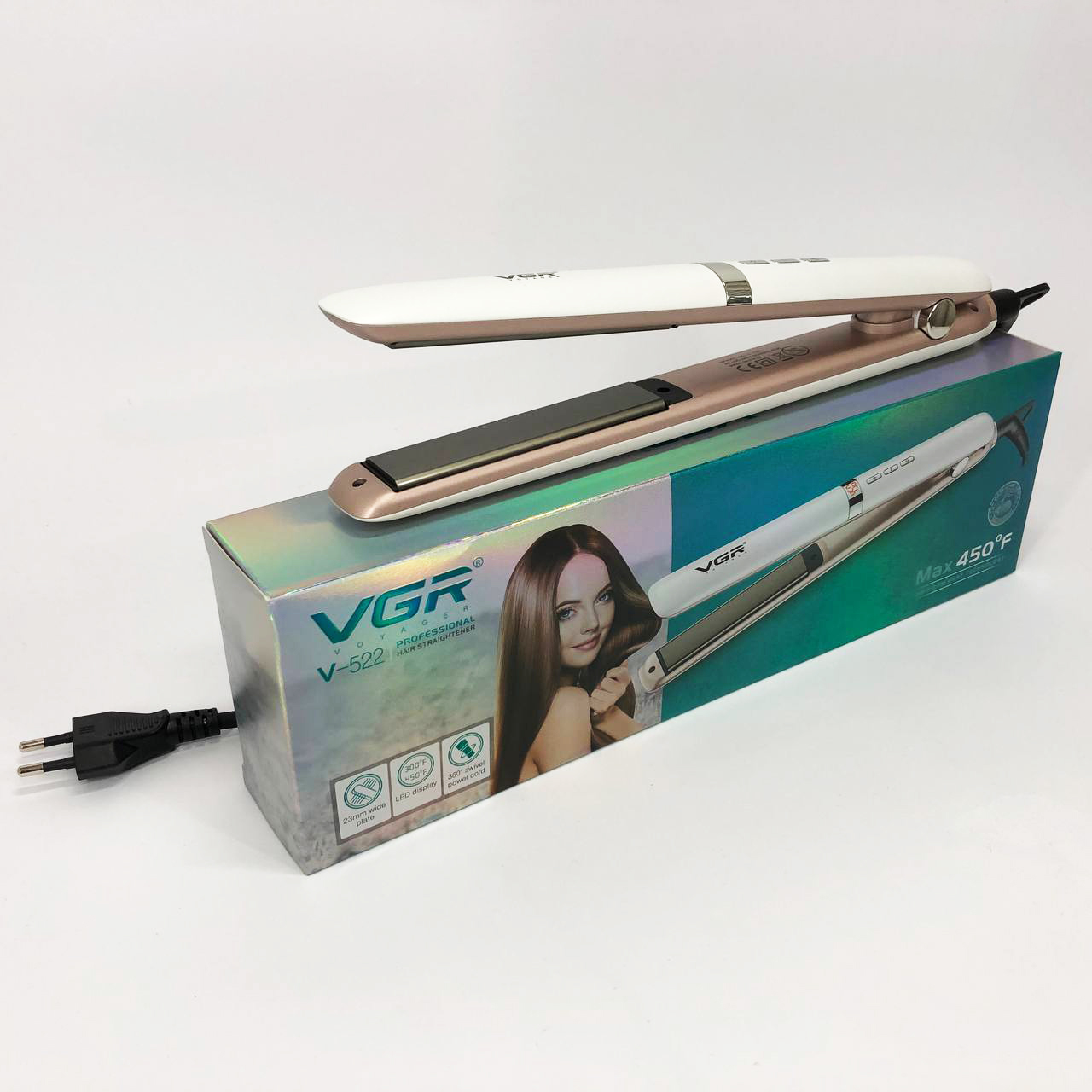 Випрямляч VGR V-522 — швидке гладке випрямлення, 45 Вт, LED — изображение 14