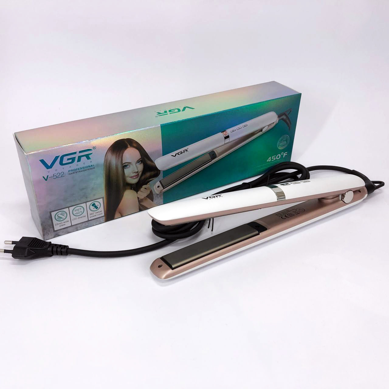 Випрямляч VGR V-522 — швидке гладке випрямлення, 45 Вт, LED — изображение 12