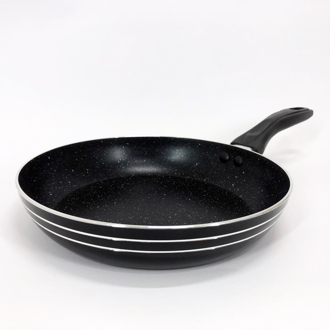 Сковорода 22 см чорний мармур UNIQUE UN-5153 | Антипригарна сковорода Мармурова сковорода — изображение 5
