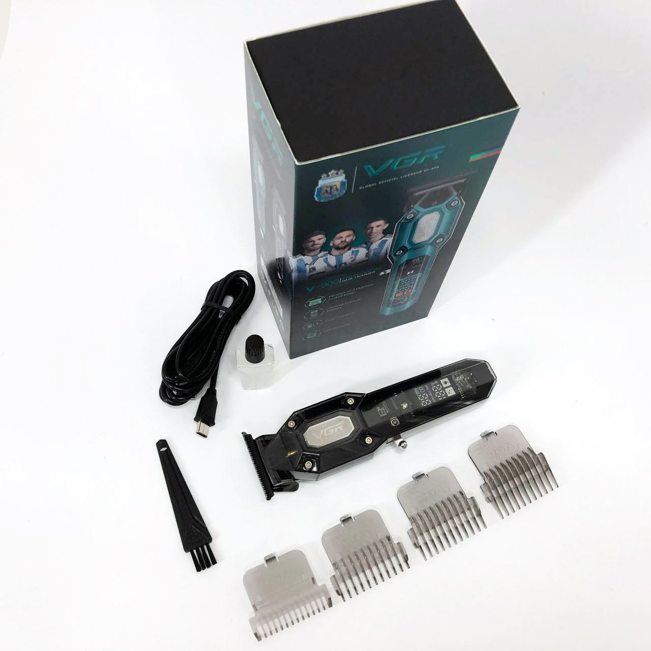 Машинка для стрижки VGR V-900 — бездротова з дисплеєм — изображение 6