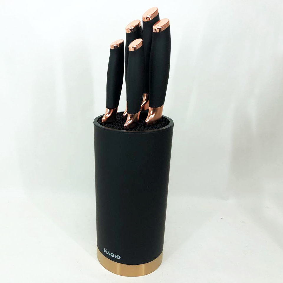 Набір ножів універсальний кухонний Magio MG-1091, набір кухарських ножів, кухонні ножі — изображение 3