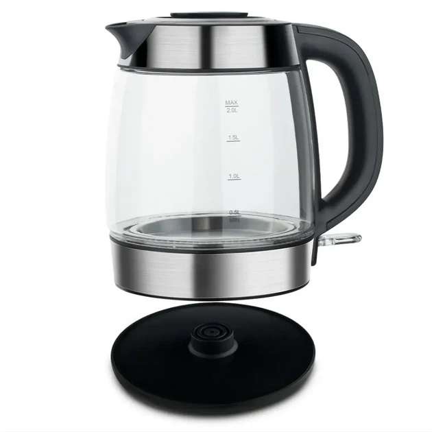 Електричний чайник Domotec MS-7946 скляний 1.7л 2200Вт — изображение 2