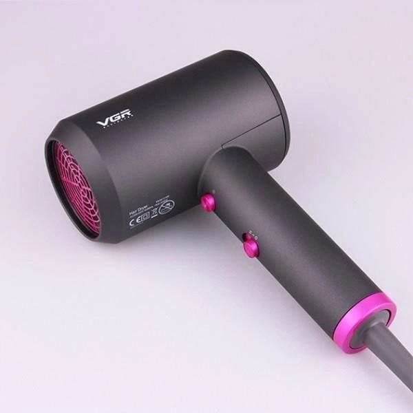 Фен VGR V-400 2000 Вт — професійний, потужна і швидка укладка — изображение 4