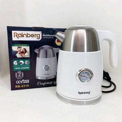 Чайник електричний з датчиком температури Rainberg RB-2314 White