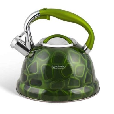 Чайник із свистком Edenberg EB-1910 з турбо індукційним дном 3л Green