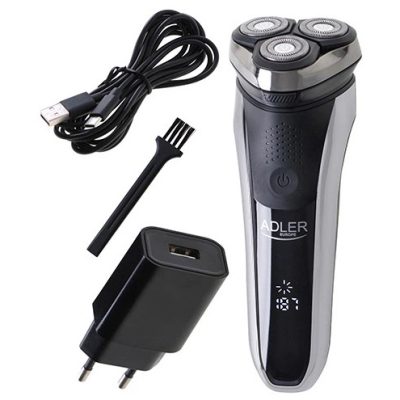 Електробритва для чоловіків роторна Adler AD 2933 акумуляторна 30 Вт
