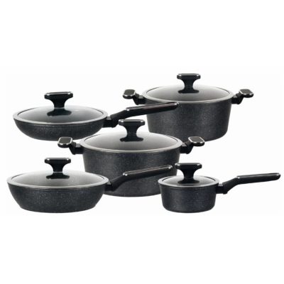 Набір кухонного посуду Edenberg EB-12917 з мармуровим антипригарним покриттям 10 предметів