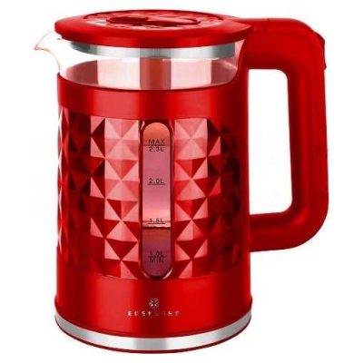 Електрочайник скляний Edenberg EB-83559 2.3л 1500Вт Red