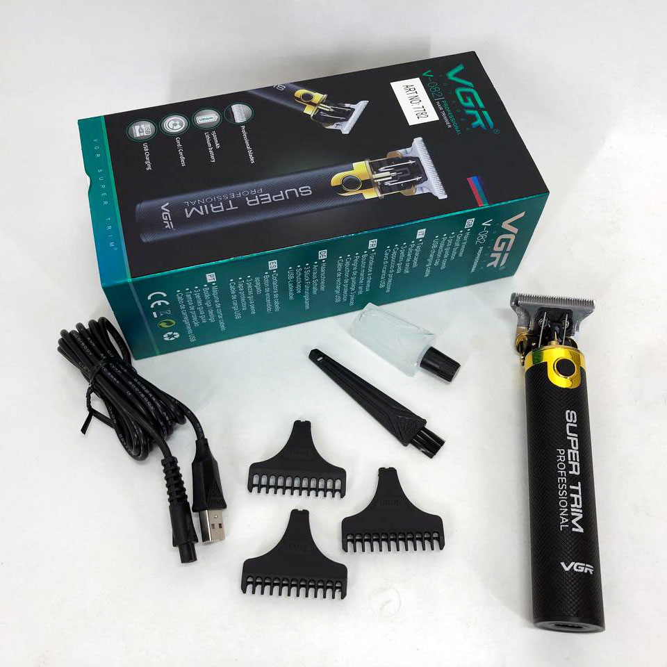 Машинка для стрижки VGR V-082 — акумуляторна до 300 хв, T-лезо — изображение 20