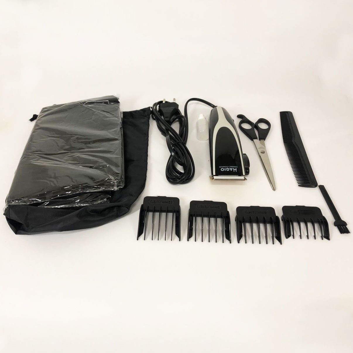 Машинка для стрижки MAGIO MG-184 — титанові леза, тихий мотор — изображение 9