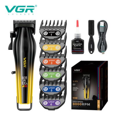 Акумуляторна машинка для стрижки VGR V-273 — 3000 мА·год, до 180 хв роботи