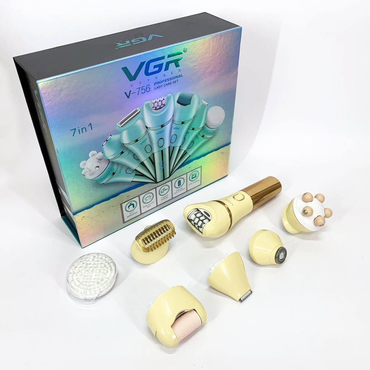 Епілятор VGR V-756 GOLD 7 в 1 — изображение 13