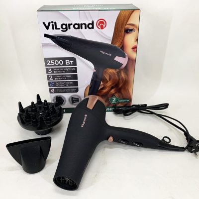 Фен Vilgrand VHD 2610TI — 2500 Вт, турмалінова іонізація