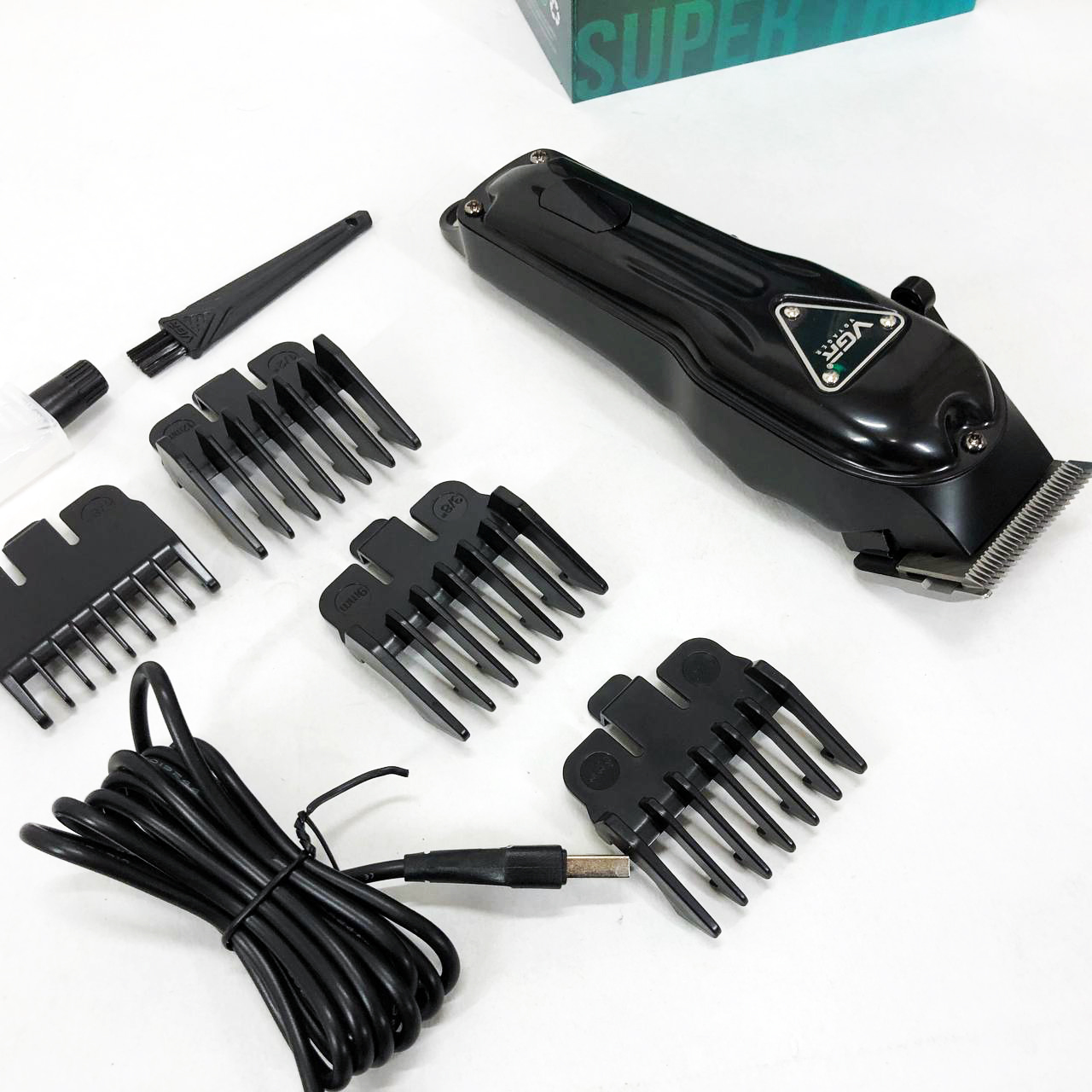 Машинка для стрижки VGR V-051 — до 300 хв роботи, DLC-лезвія, USB-C — изображение 7