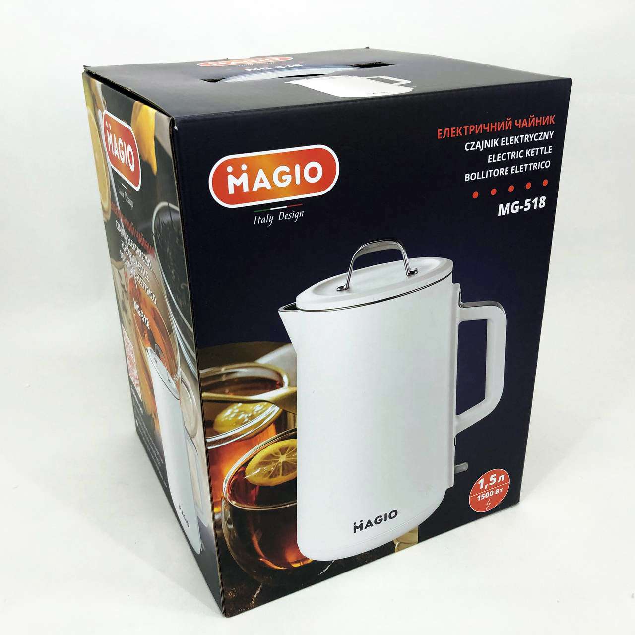 Електрочайник-термос MAGIO MG-518, 1,5 л, 1500Вт — изображение 3
