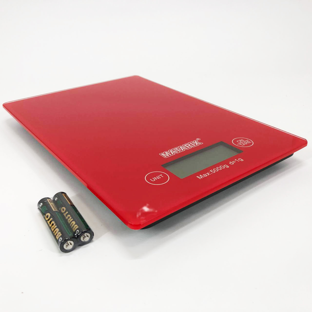 Кухонні ваги MATARIX MX-402 — 5 кг, ЖК‑дисплей, скляна платформа — изображение 3