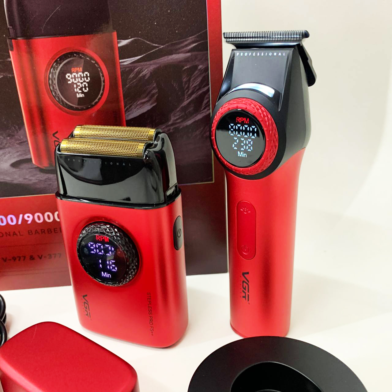 Набір VGR V-977 & V-377 — 2 в 1, DLC-лезо і до 300 хв роботи — изображение 3