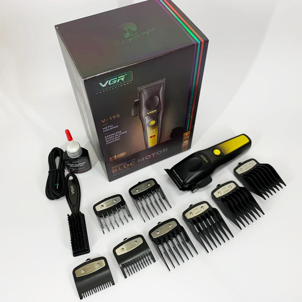 Машинка для стрижки VGR V-195 — до 250 хв автономії — изображение 16