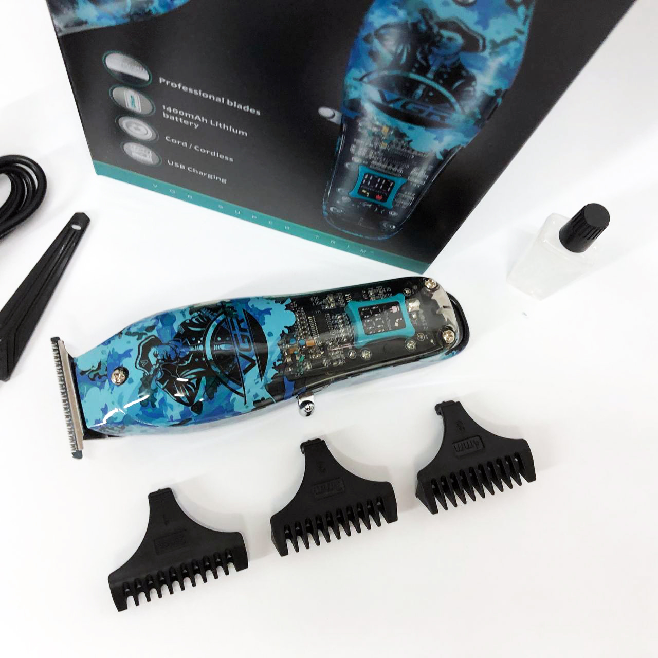 Тример VGR V-923 — акумуляторний, Т-лезо 40 мм, LED-індикатор — изображение 16