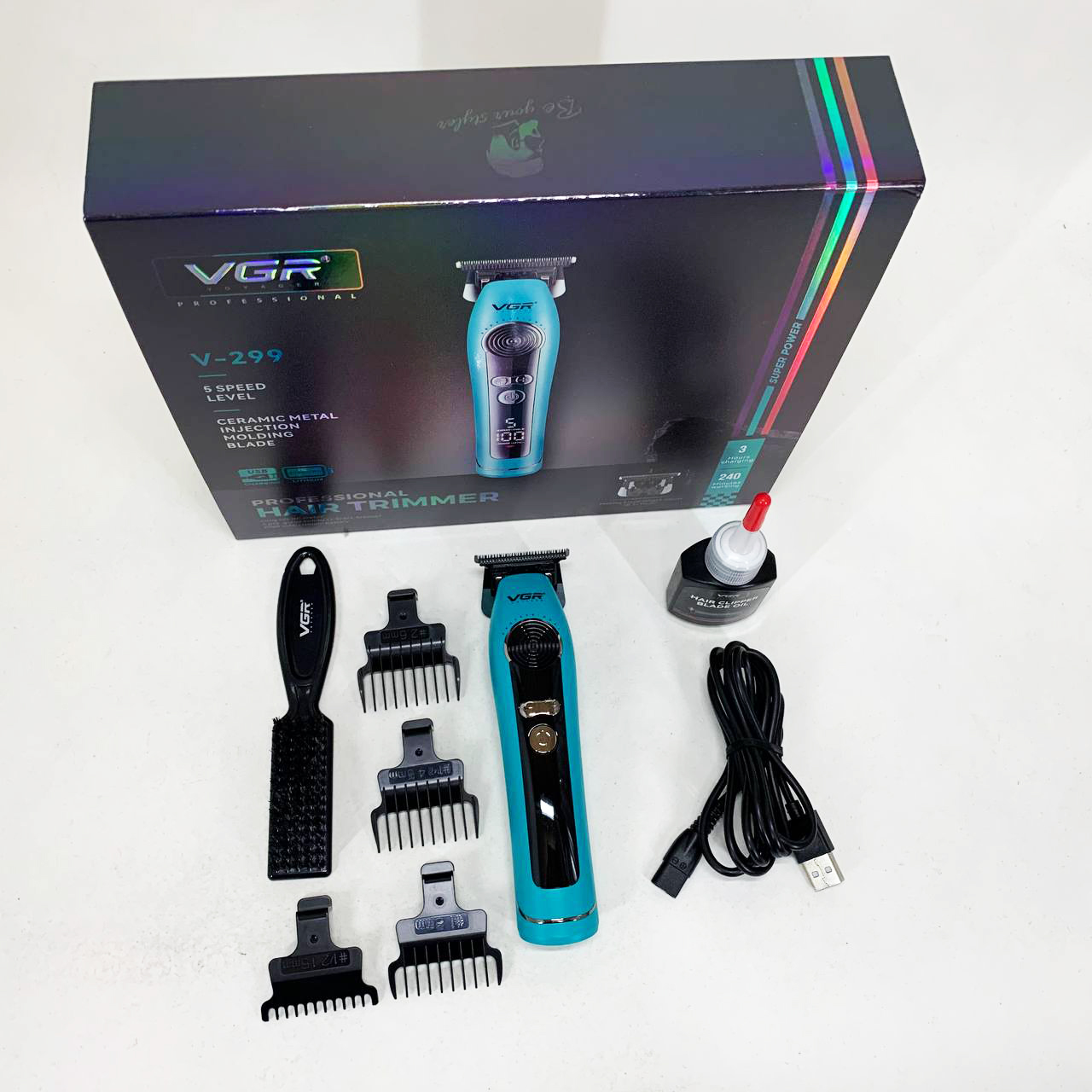 Тример VGR V-299 — 240 хв автономної роботи, 5 швидкостей — изображение 6