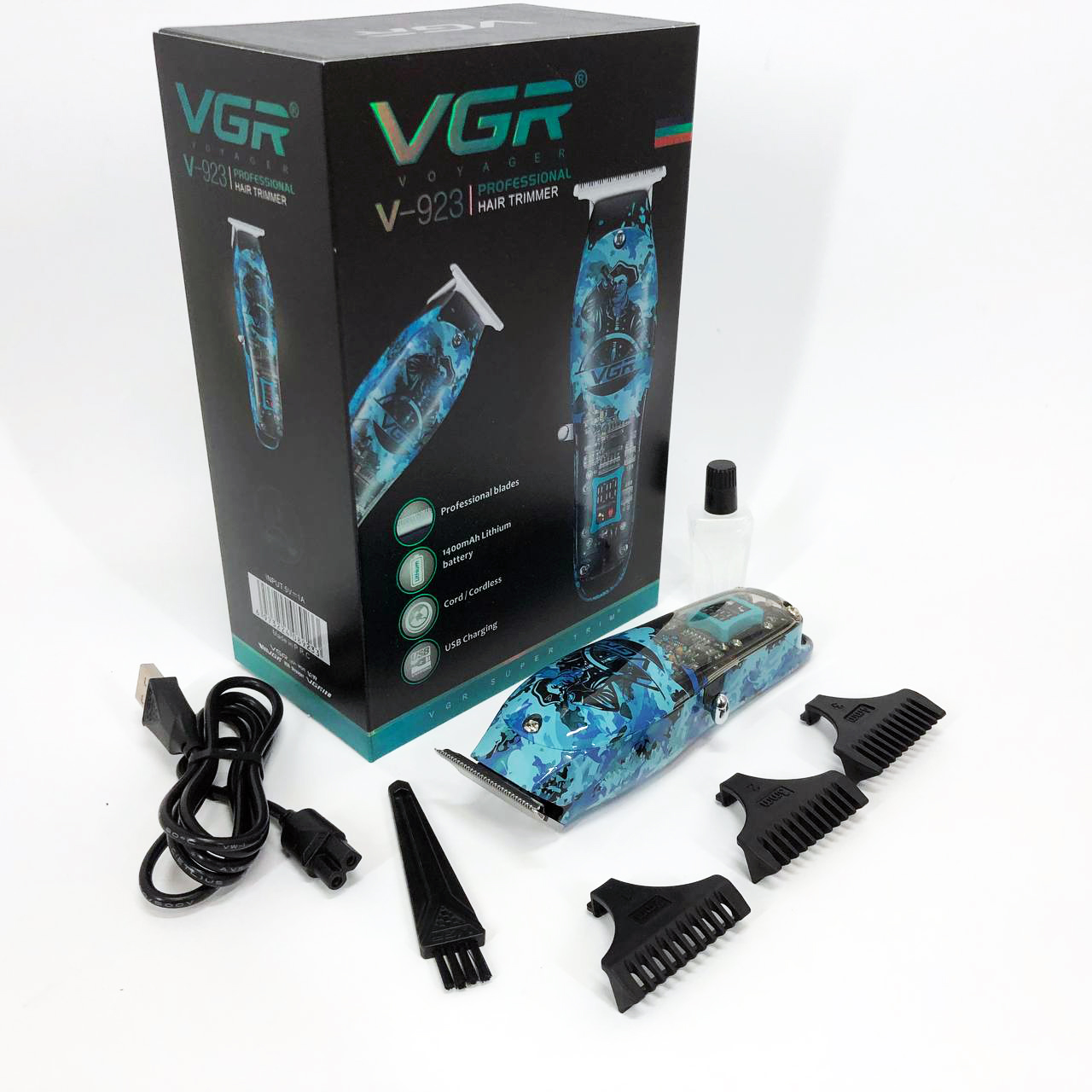 Тример VGR V-923 — акумуляторний, Т-лезо 40 мм, LED-індикатор — изображение 13