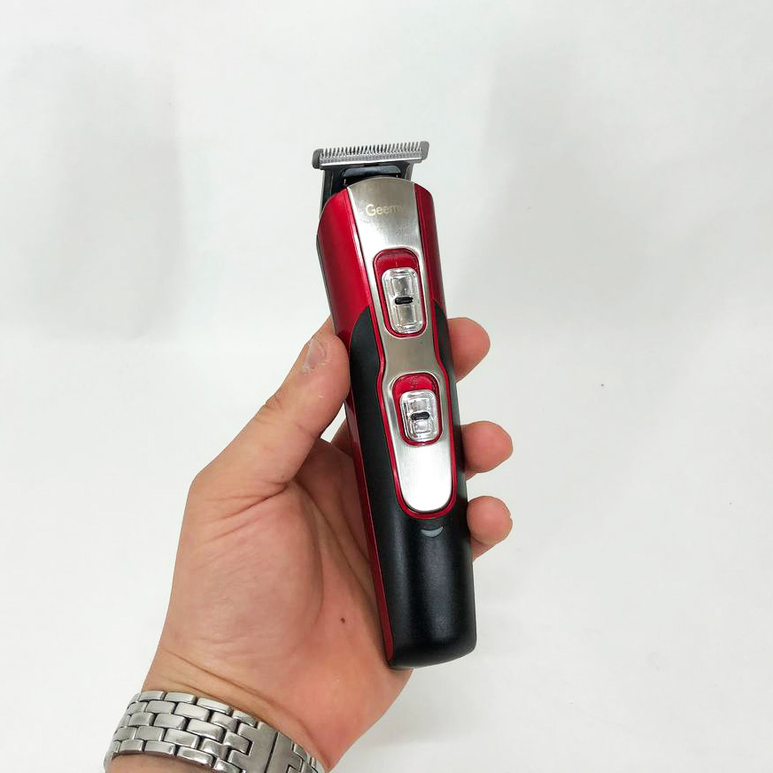 Машинка для стрижки GEMEI GM-592 10в1 — окантовочна, акумуляторна — изображение 2