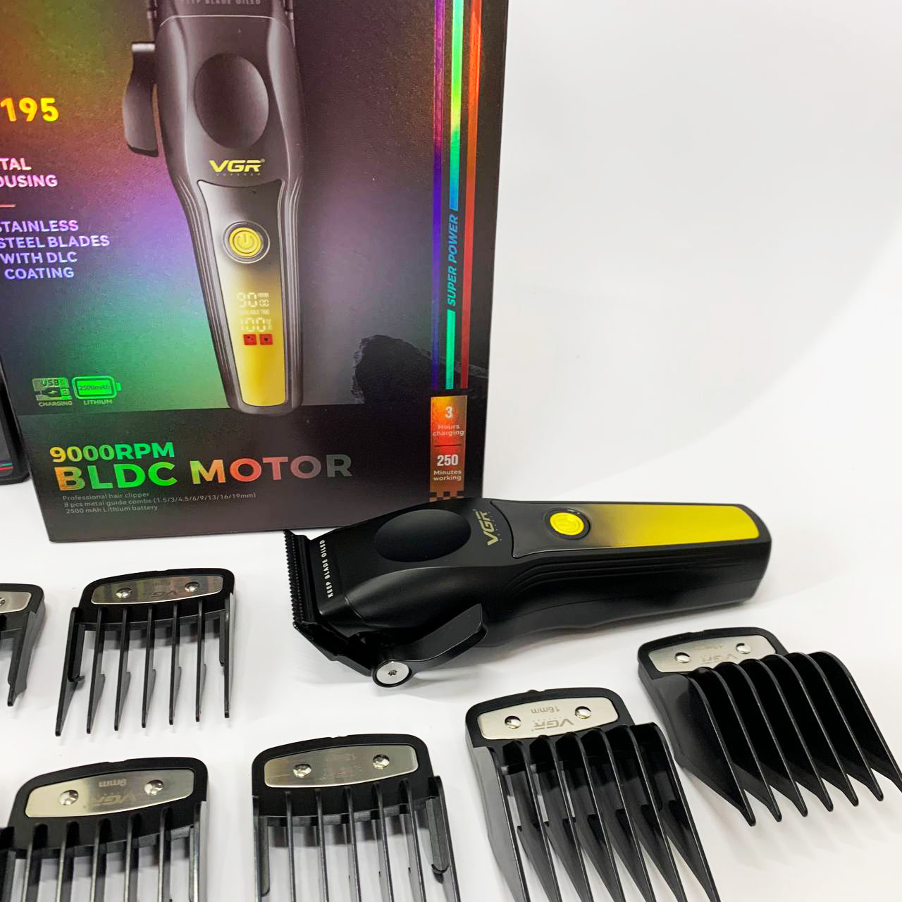 Машинка для стрижки VGR V-195 — до 250 хв автономії — изображение 13