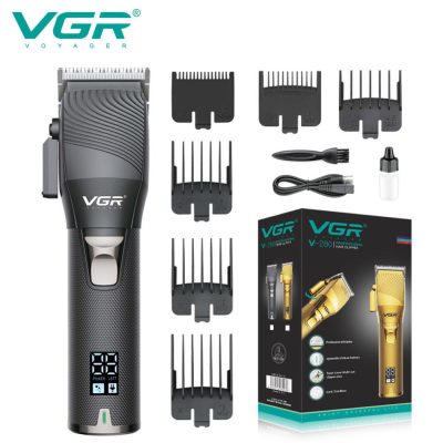 Акумуляторна машинка для стрижки VGR V-280 — дисплей, до 5 годин роботи