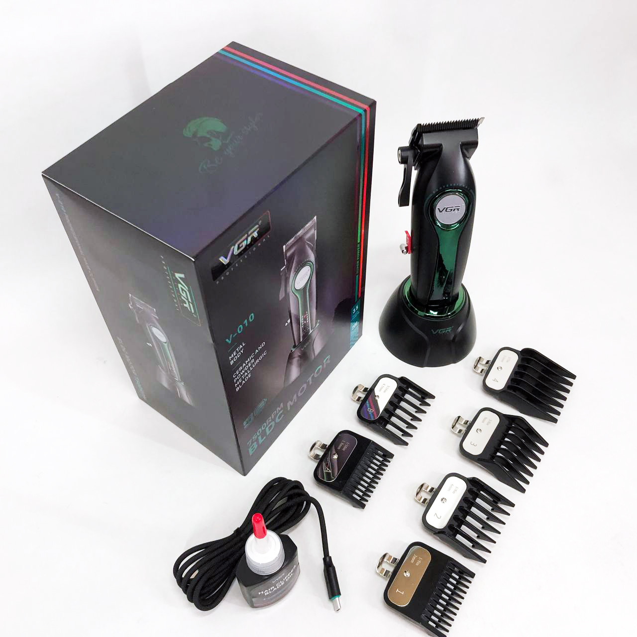 Машинка для стрижки VGR V-010 Professional Metal — до 250 хв автономної роботи — изображение 7