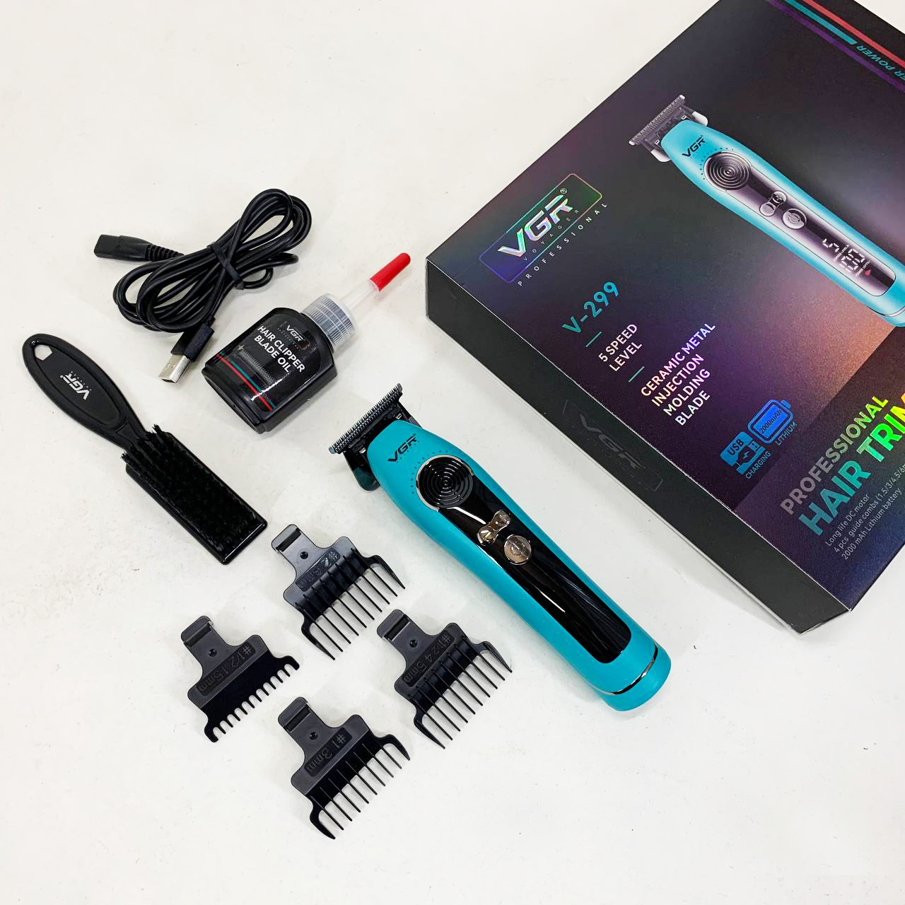 Тример VGR V-299 — 240 хв автономної роботи, 5 швидкостей — изображение 9