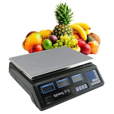 Торгові ваги Rainberg RB-302 з лічильником ціни — до 50 кг