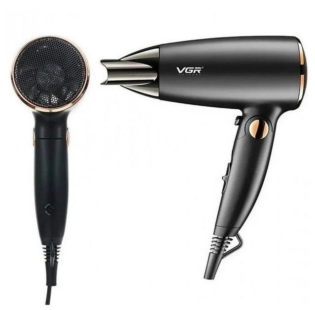 Професійний фен VGR V-439 — компактний, іонізація, 1200–1600 Вт — изображение 3